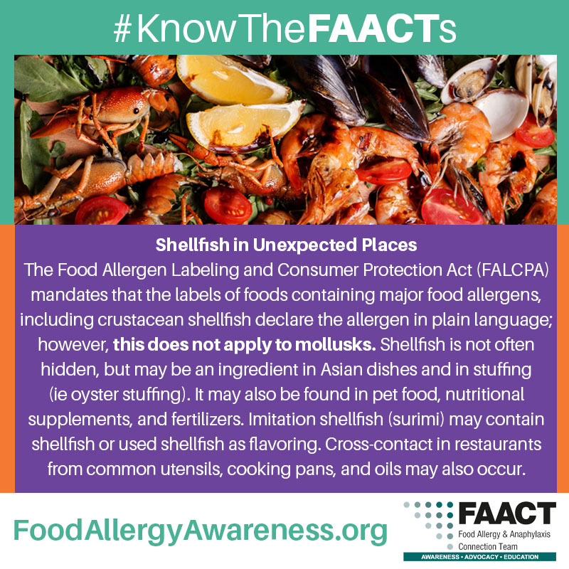 Crustacean Shellfish Allergy Facts